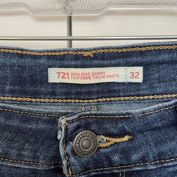 Levi’s jeans size 32 high rise skinny - Picture 2 of 4